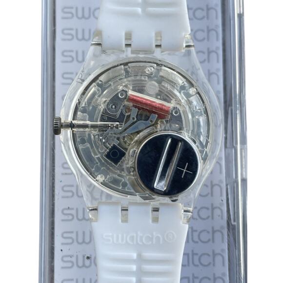 Swatch Watch WINTER FROST GZ192S 2008 Christmas Numbered Edition Specials Rare - Picture 8 of 11